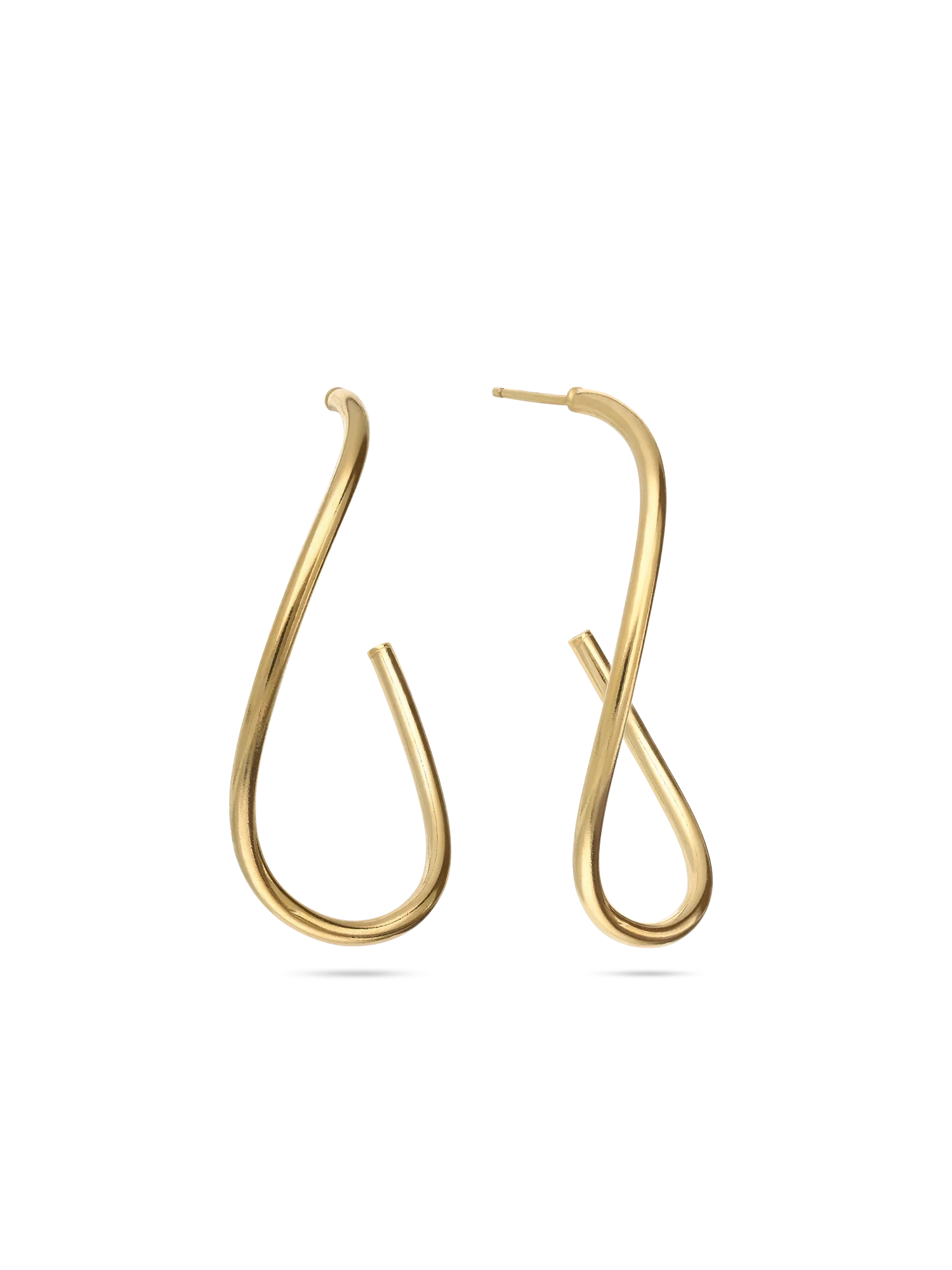 Brincos banhados a ouro